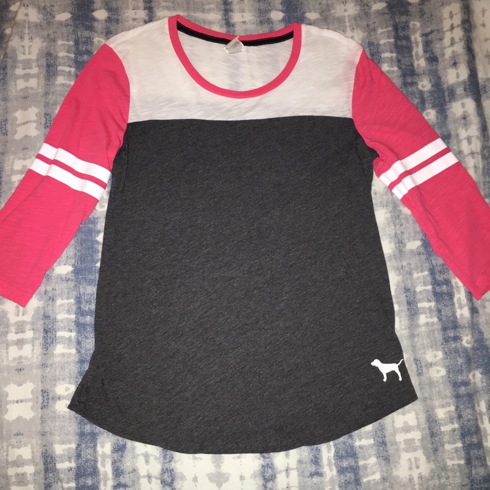 Pink Victoria’s Secret long sleeved top